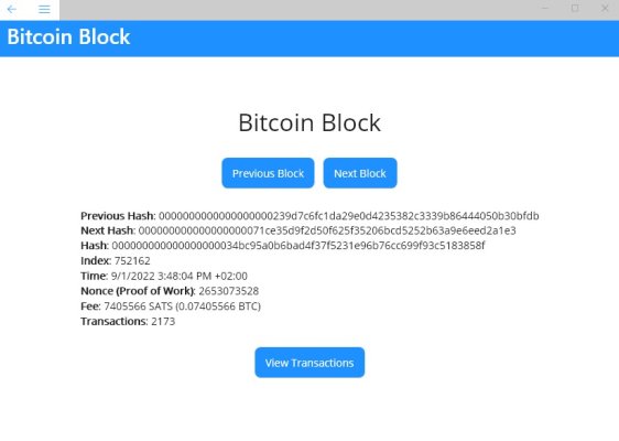 Bitcoin block